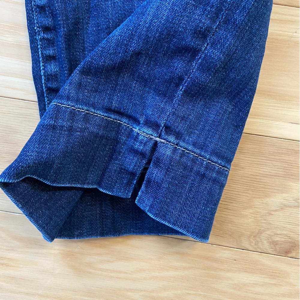 Joes Jeans Slit Hem Kicker Denim Capris Womens 29 Low Rise Cropped Pants - Picture 6 of 9